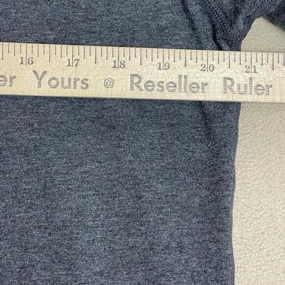 BYLT Basics Shirt Mens L Gray Drop Cut Short Sleeve Stretch Performance‎ Tee - Picture 4 of 10